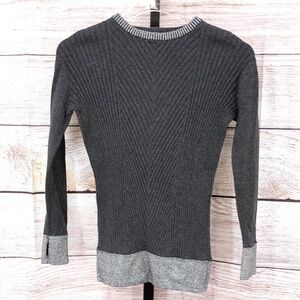 Ivivva Grey and Metallic Trim Crewneck Sweater Dress or Tunic Size 7